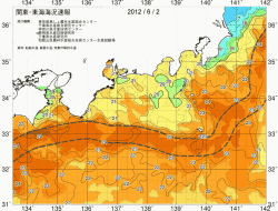関東・東海海況速報/広域(2012/06/02)