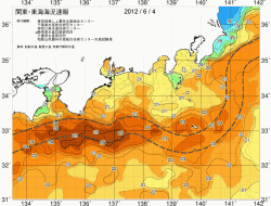関東・東海海況速報/広域(2012/06/04)