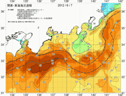 関東・東海海況速報/広域(2012/06/07)
