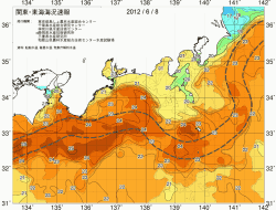 関東・東海海況速報/広域(2012/06/08)