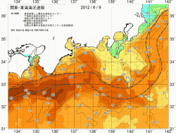 関東・東海海況速報/広域(2012/06/09)