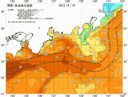 関東・東海海況速報/広域(2012/06/10)