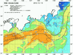 関東・東海海況速報/広域(2012/06/13)