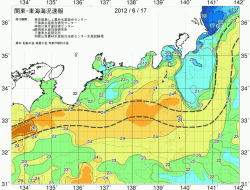 関東・東海海況速報/広域(2012/06/17)
