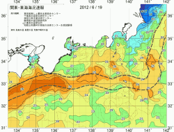 関東・東海海況速報/広域(2012/06/19)