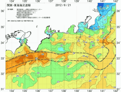 関東・東海海況速報/広域(2012/06/21)