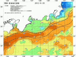 関東・東海海況速報/広域(2012/06/25)