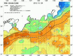 関東・東海海況速報/広域(2012/06/26)