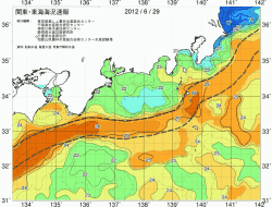 関東・東海海況速報/広域(2012/06/29)