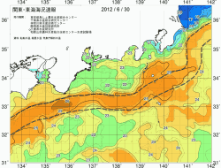 関東・東海海況速報/広域(2012/06/30)