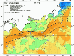 関東・東海海況速報/広域(2012/07/01)