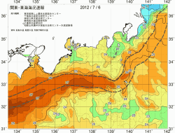 関東・東海海況速報/広域(2012/07/06)