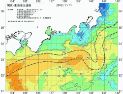 関東・東海海況速報/広域(2012/07/11)