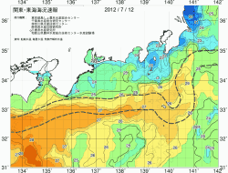 関東・東海海況速報/広域(2012/07/12)