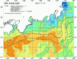 関東・東海海況速報/広域(2012/07/13)