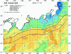 関東・東海海況速報/広域(2012/07/15)