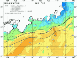 関東・東海海況速報/広域(2012/07/16)