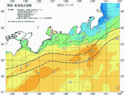 関東・東海海況速報/広域(2012/07/17)