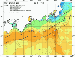 関東・東海海況速報/広域(2012/07/19)