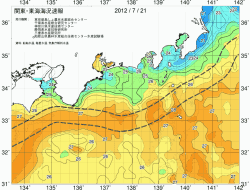 関東・東海海況速報/広域(2012/07/21)