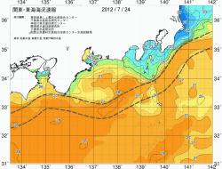関東・東海海況速報/広域(2012/07/24)