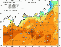 関東・東海海況速報/広域(2012/07/26)