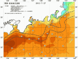 関東・東海海況速報/広域(2012/07/27)