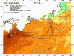 関東・東海海況速報/広域(2012/07/29)