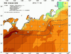 関東・東海海況速報/広域(2012/07/30)