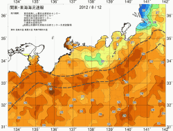 関東・東海海況速報/広域(2012/08/12)