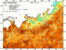 関東・東海海況速報/広域(2012/08/15)