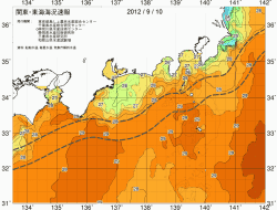 関東・東海海況速報/広域(2012/09/10)