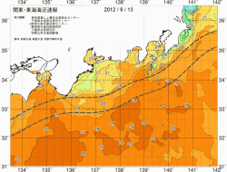 関東・東海海況速報/広域(2012/09/13)