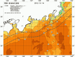 関東・東海海況速報/広域(2012/09/14)