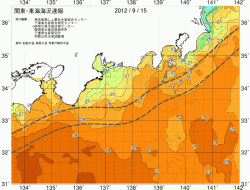 関東・東海海況速報/広域(2012/09/15)