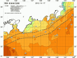 関東・東海海況速報/広域(2012/09/17)