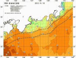 関東・東海海況速報/広域(2012/09/18)