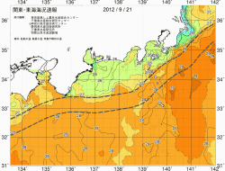 関東・東海海況速報/広域(2012/09/21)