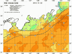 関東・東海海況速報/広域(2012/09/22)