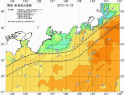 関東・東海海況速報/広域(2012/09/25)