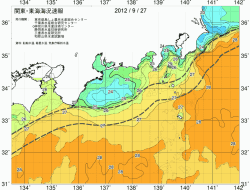 関東・東海海況速報/広域(2012/09/27)