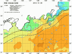 関東・東海海況速報/広域(2012/09/28)