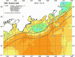 関東・東海海況速報/広域(2012/10/06)