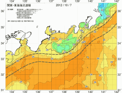 関東・東海海況速報/広域(2012/10/07)