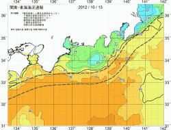 関東・東海海況速報/広域(2012/10/13)
