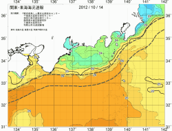 関東・東海海況速報/広域(2012/10/14)