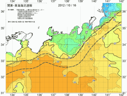 関東・東海海況速報/広域(2012/10/16)