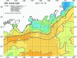 関東・東海海況速報/広域(2012/10/19)