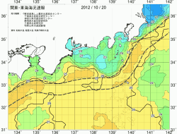 関東・東海海況速報/広域(2012/10/20)