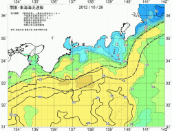 関東・東海海況速報/広域(2012/10/26)